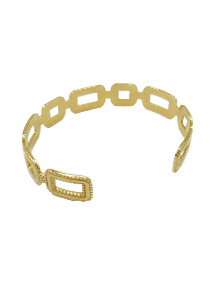 Bracelet doré Amazonite