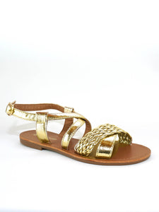 Sandales dorées Agathoises