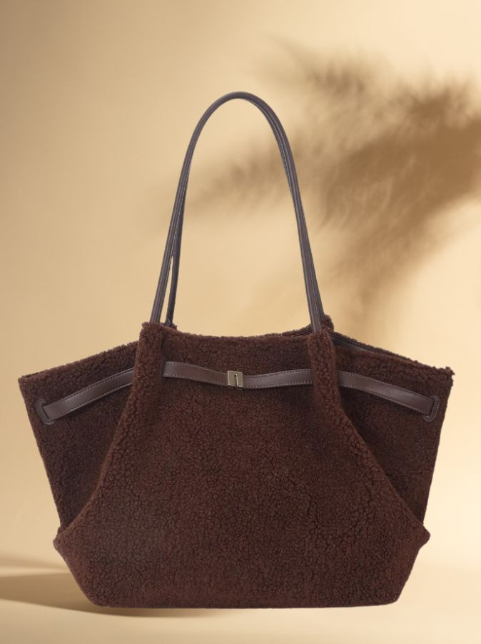 Sac fourrure  marron Melinda