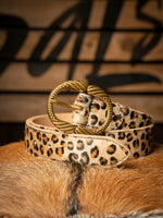 Charger l&#39;image dans la galerie, ceinture cuir léopard
