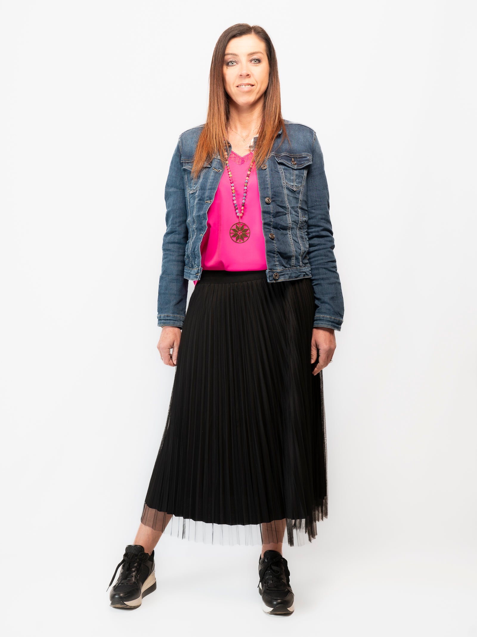 Veste bleue en jean Emy