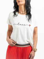 Charger l&#39;image dans la galerie, Tee-shirt  blanc Love
