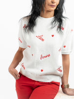 Charger l&#39;image dans la galerie, T-shirt Love heart blanc
