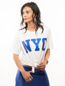Tee-shirt blanc New York